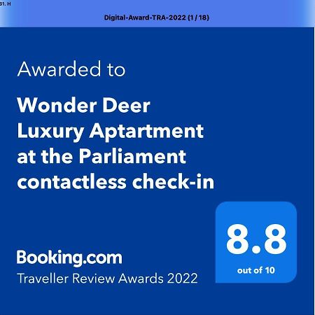 Wonder Deer Lux Apartment At The Parliament Self Check-In Budapeşte Dış mekan fotoğraf